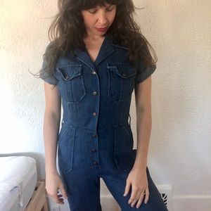 Vintage Denim Jumpsuit